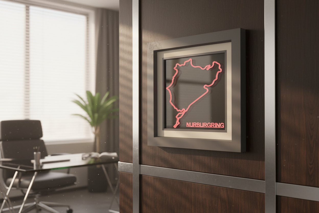 Nurburgring  3D wall art , garage wall decor