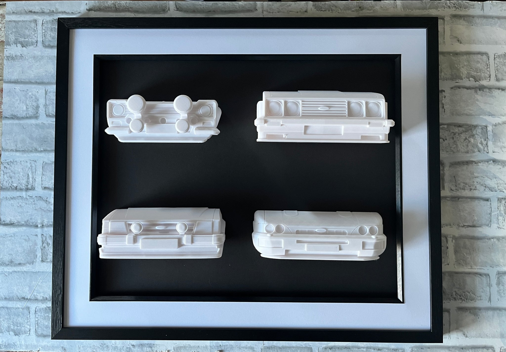 Ford Escort collection 3D wall sculpture, car artwork