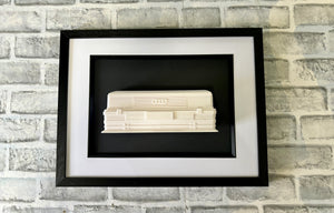 Audi Quattro 3D wall decor , car sculpture, garage art