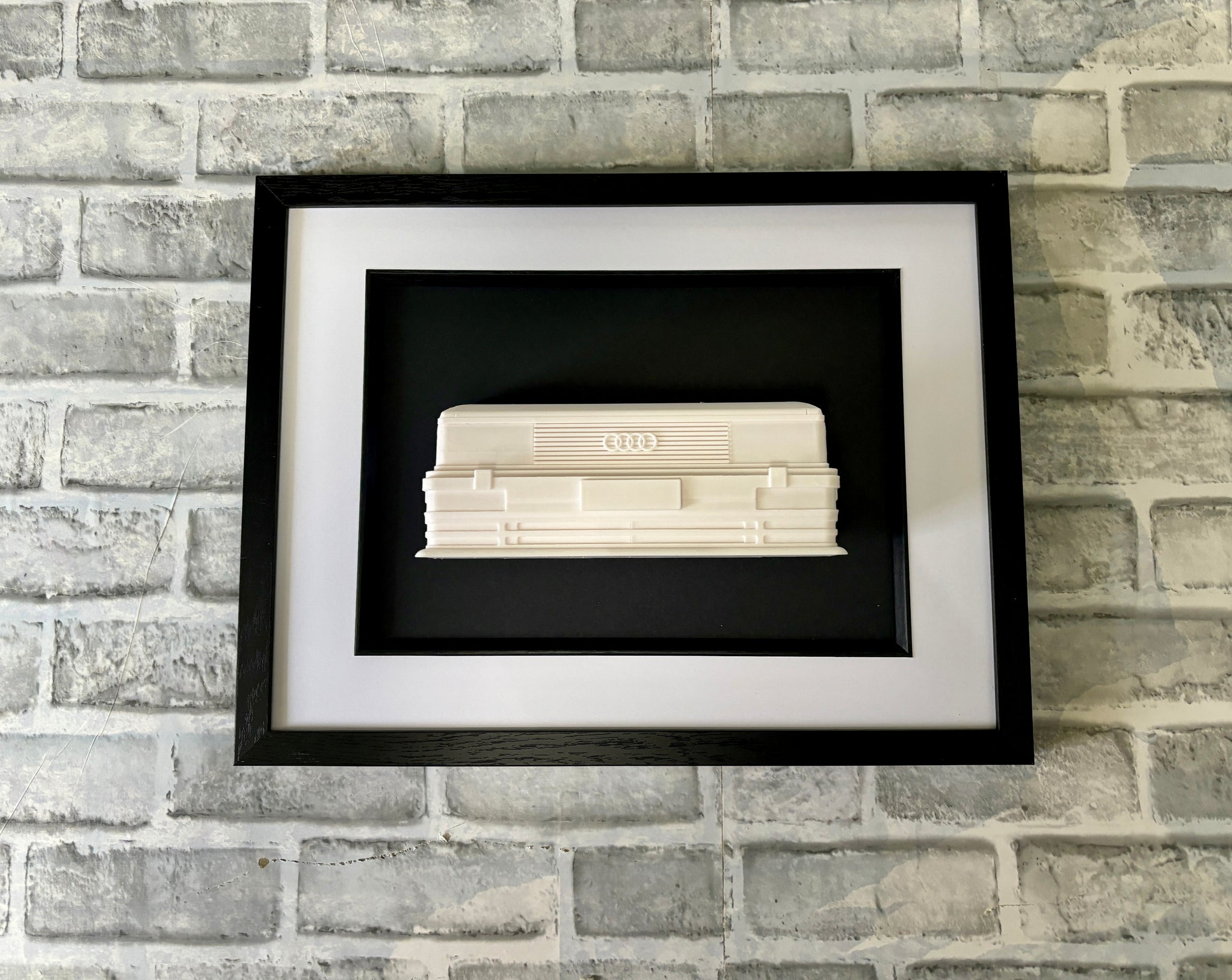 Audi Quattro 3D wall decor , car sculpture, garage art