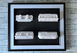 Ford Escort collection 3D wall sculpture, car artwork