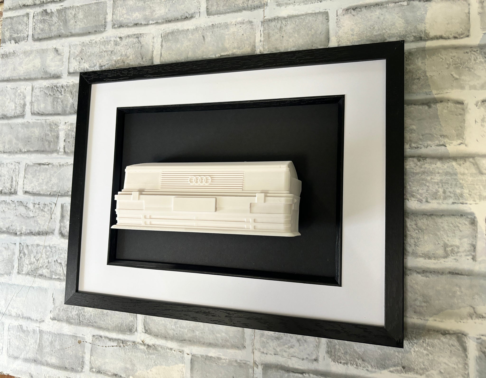 Audi Quattro 3D wall decor , car sculpture, garage art