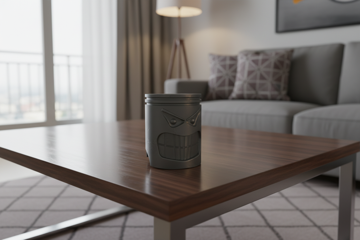 Angry Piston Head – Perfect Desktop & Garage Display for Car Lovers