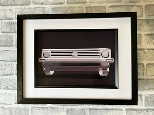 Golf GTI MK2 3D render wall art