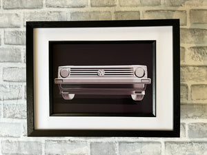 Golf GTI MK2 3D render wall art