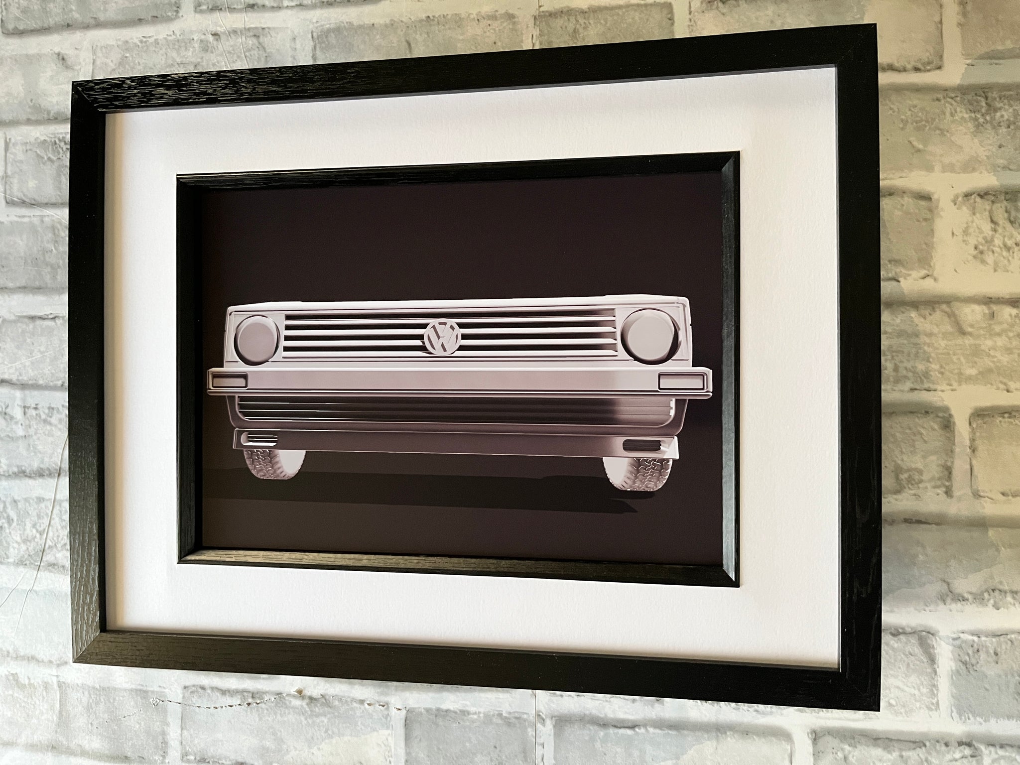 Golf GTI MK2 3D render wall art