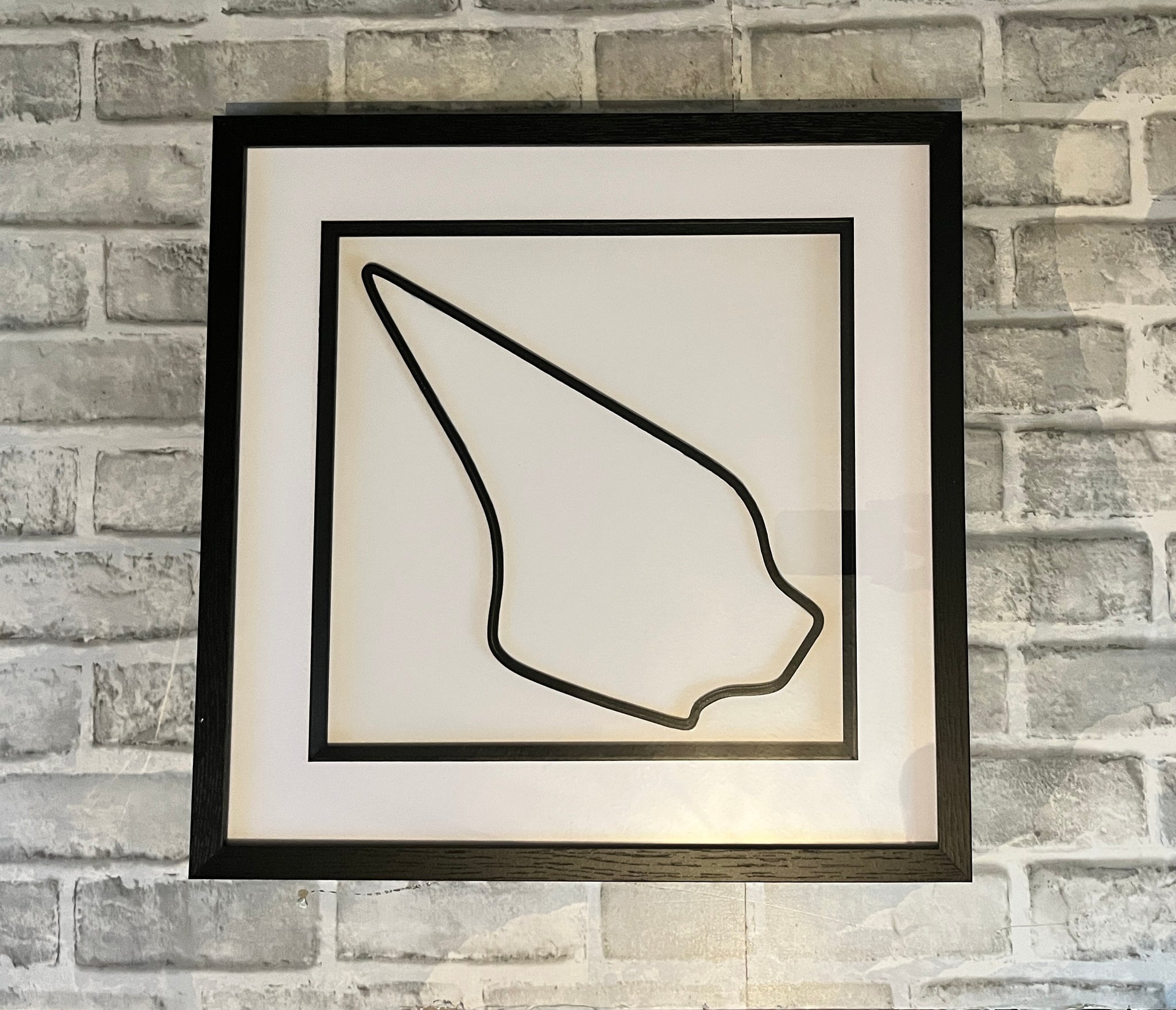 Knockhill racing circuit 3D wall art , garage wall decor