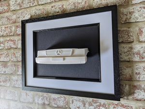 Mercedes 560 SEC Sculpture , car wall art, garage decor