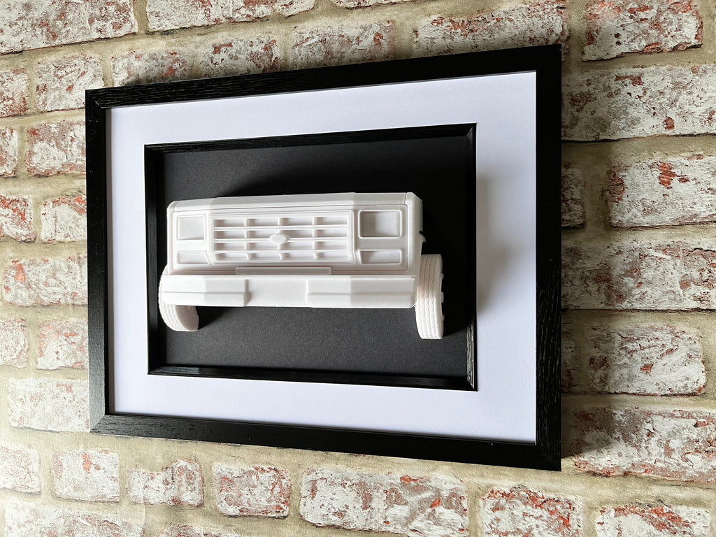 Ford F-150 bullnose, 3D printed wall sculpture, garage decor