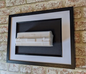 Audi Quattro 3D wall decor , car sculpture, garage art