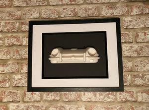 Jaguar E type sculpture , car wall art