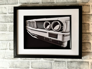 E30 M3  3D render wall art