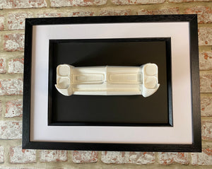 66 pontiac GTO wall art , 3D printed car sculpture, garage decor