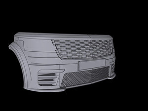 Range Rover Velar sculpture, 3D car automotive wall art