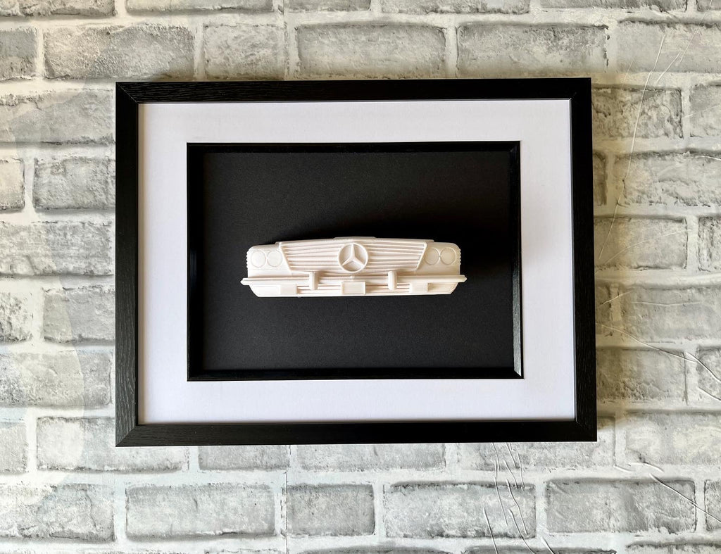 Mercedes 350sl wall decor. Car sculpture, garage decor