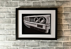 E30 M3  3D render wall art