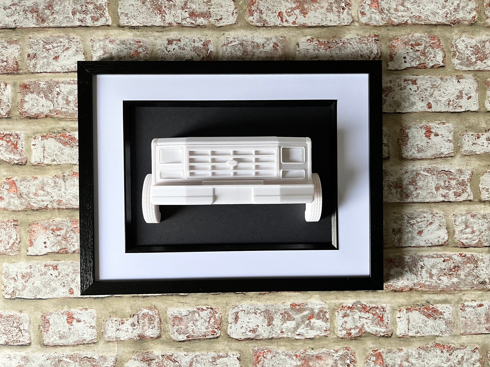 Ford F-150 bullnose, 3D printed wall sculpture, garage decor