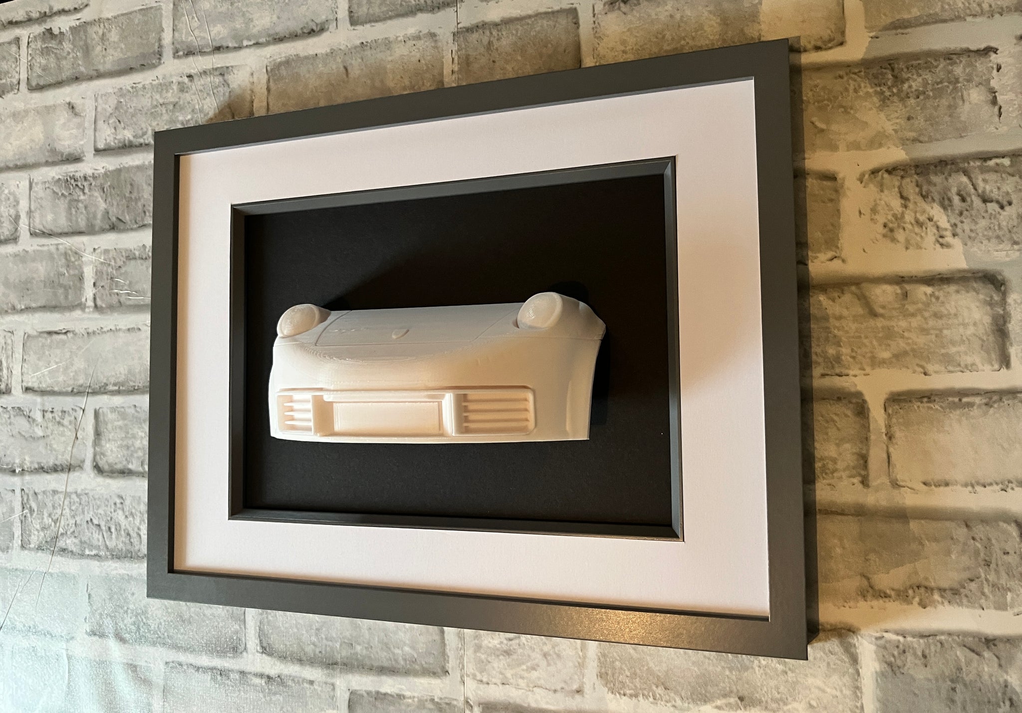 Porsche 911 carrera 4 wall art , 3D printed sculpture, Garage decor