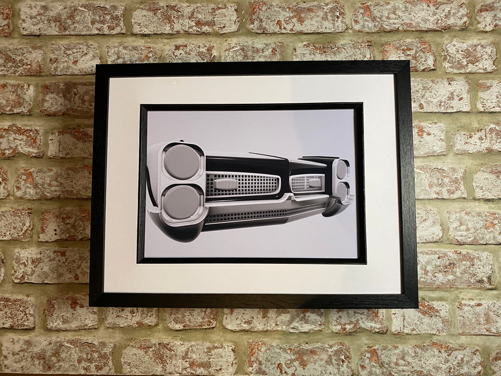 Pontiac GTO car artwork, garage art, mancave decor